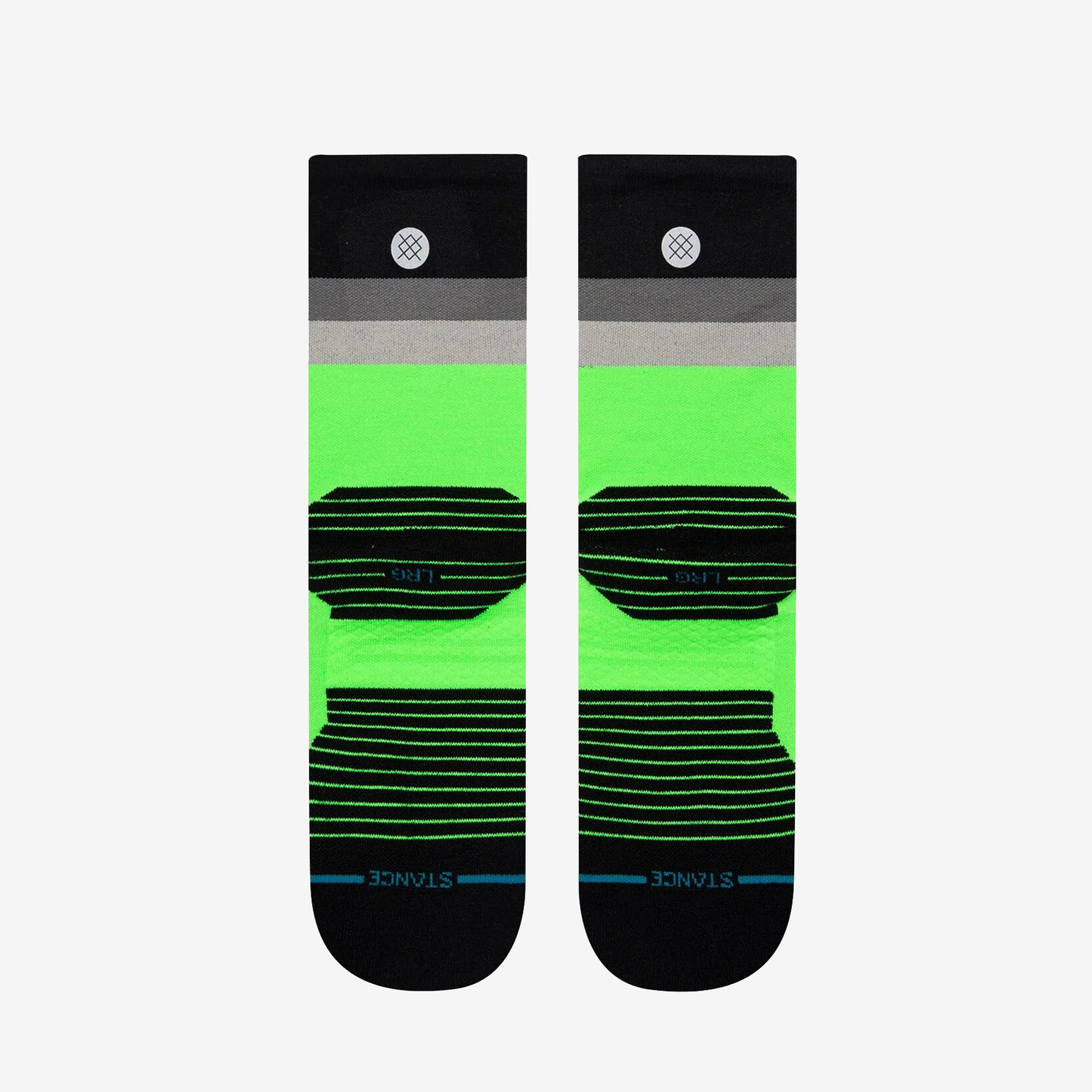 STANCE MAXED CREW SOCKS A448C22MAX-NEONGREEN