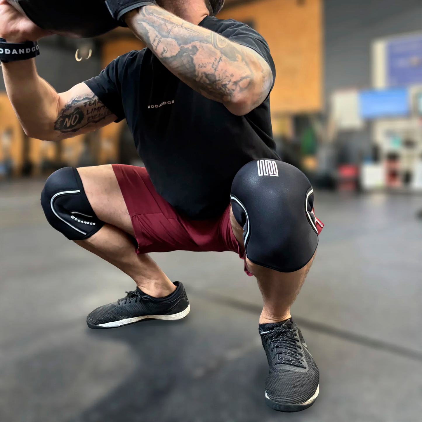 WODANDGO BEST EDITION 5mm Knee Sleeves WAGKNEE5-BLACK