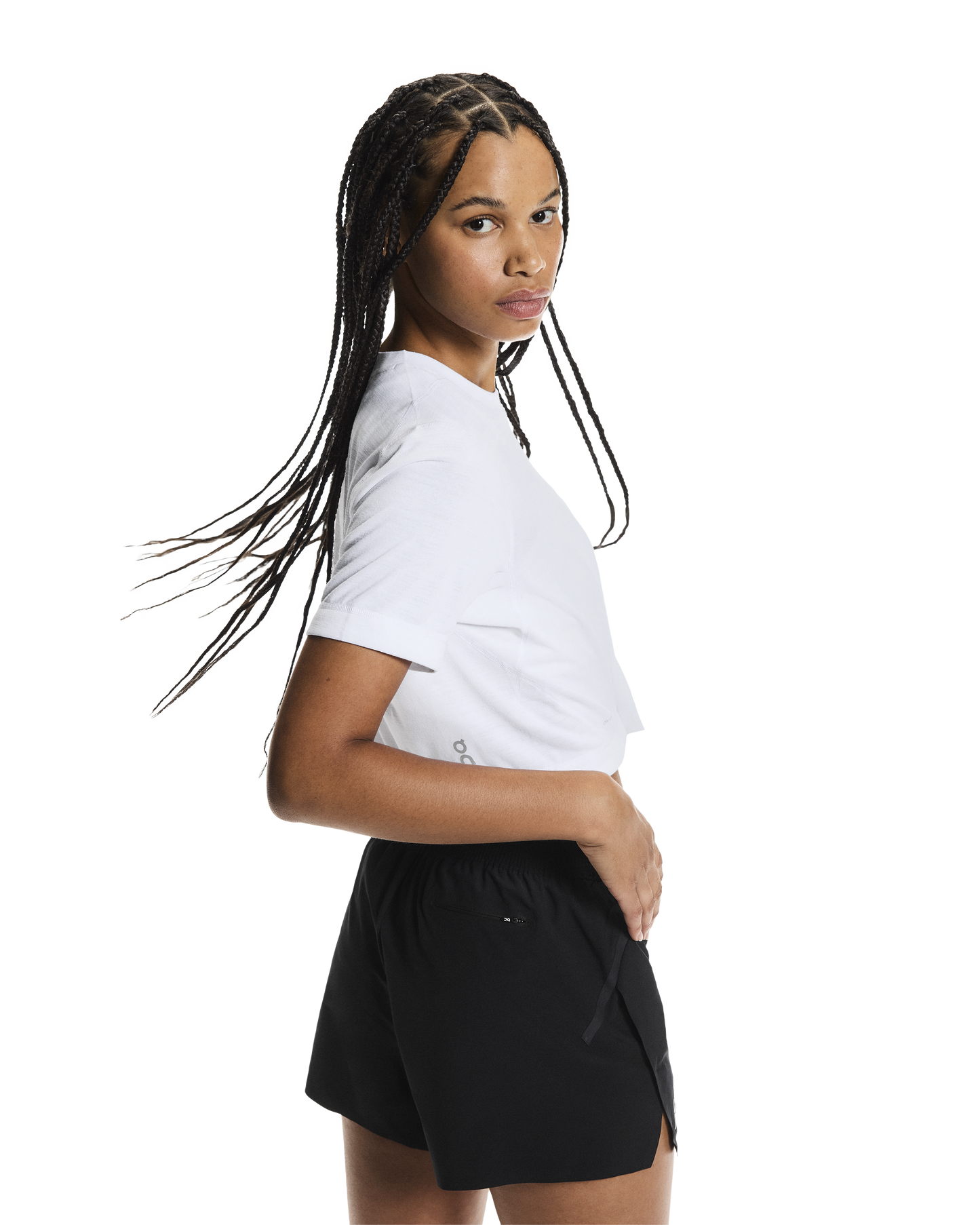 ON Train-T Crop Graphic - WOMEN