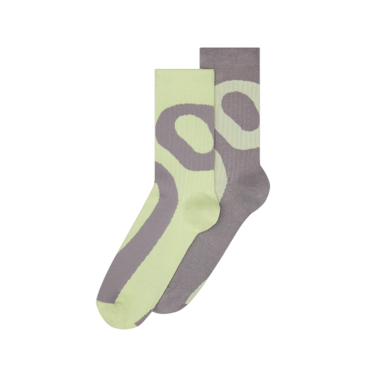 Liquid Logo Sock High 2P ON