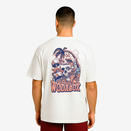 T-shirt Oversize Wodabox Pain Paradise - Unissexo
