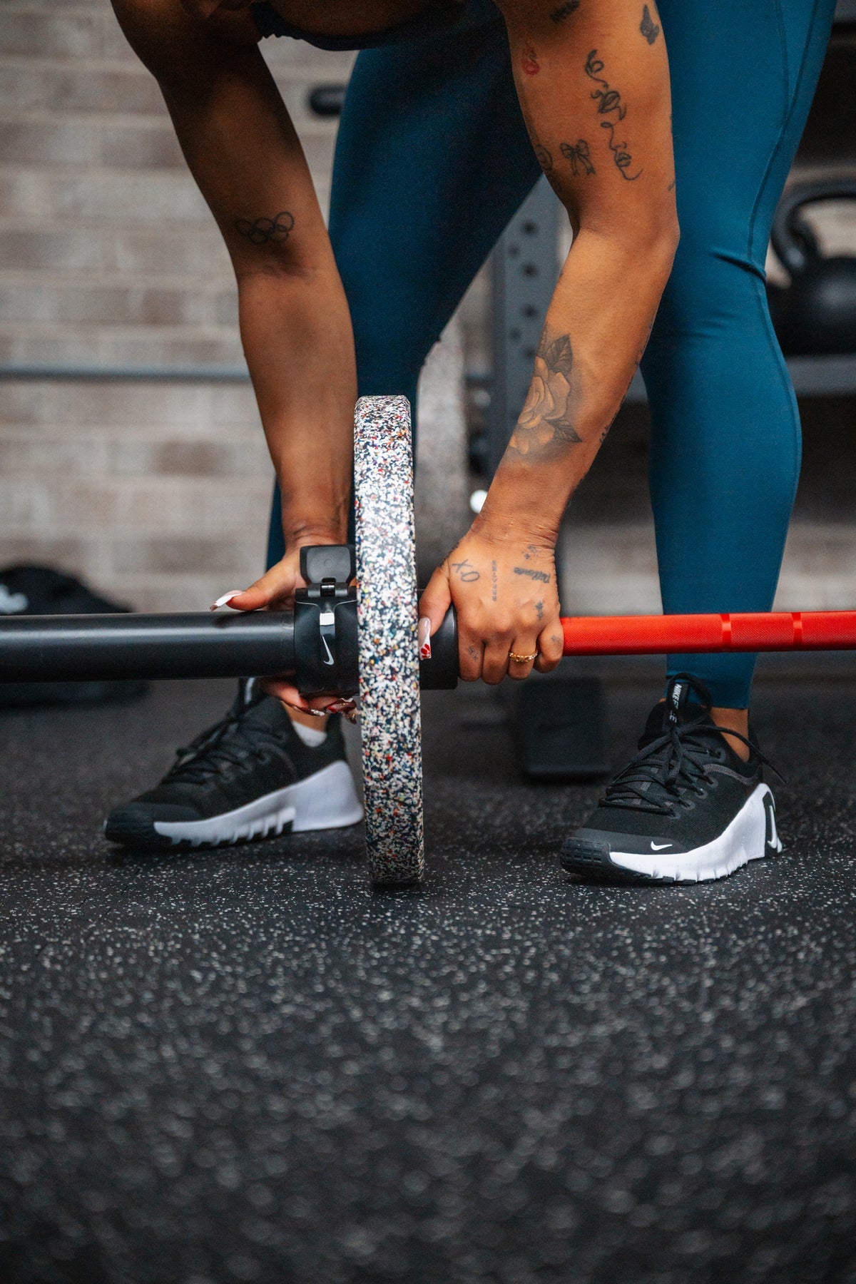 Nike Barbell Collars - Black/White