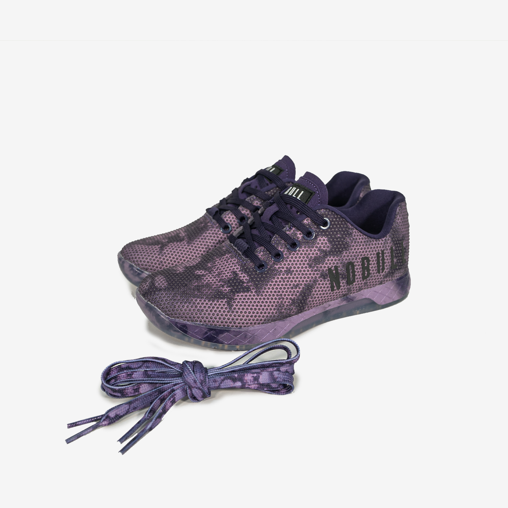 NOBULL DARK PURPLE TIE-DYE TRAINER DARKP-BLK