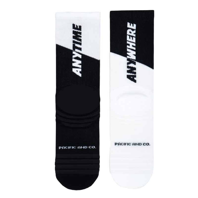 ANY TIME PACIFIC & CO SOCKS ANYTIME -BW