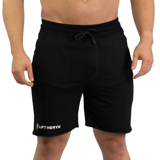 Lift Heavy Cotton Sport Shorts COTTONSHORT-BLACK