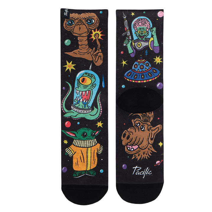 LOVELY MARTIANS PACIFIC & CO SOCKS LOVELYMARTIANS-MULTICOLOR