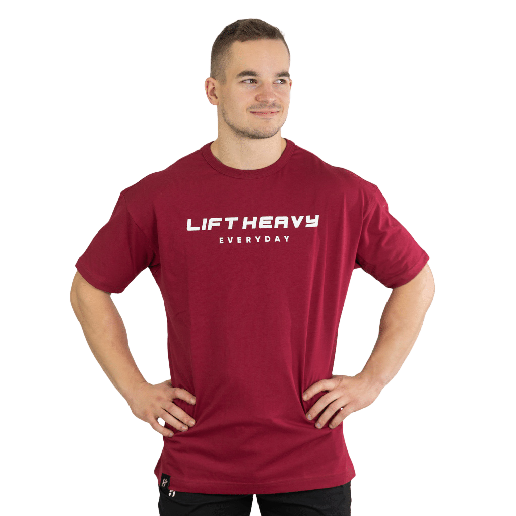 Lift Heavy Core T-Shirt CORETSHIRT-DEEP RED