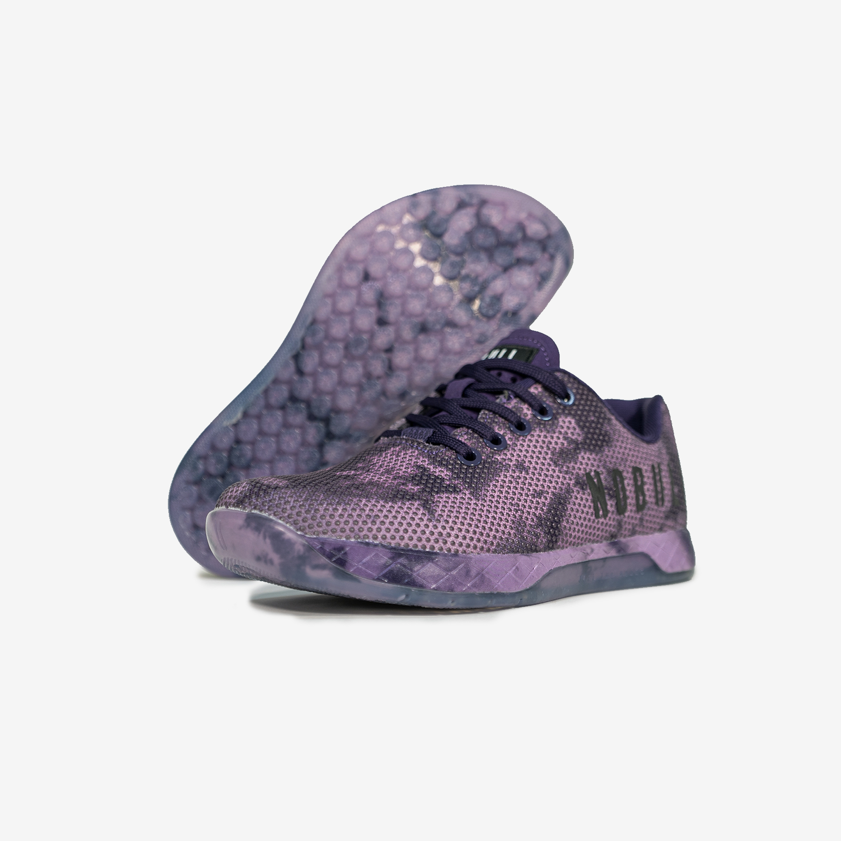 NOBULL DARK PURPLE TIE-DYE TRAINER DARKP-BLK