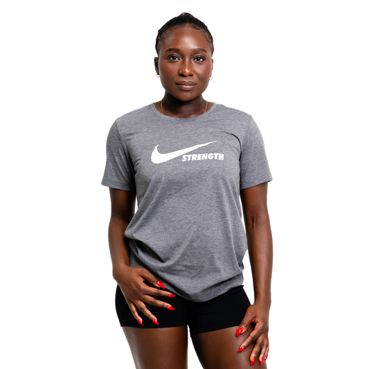 Nike Strength Dri-FIT Tee AWDT-Charcoal/White