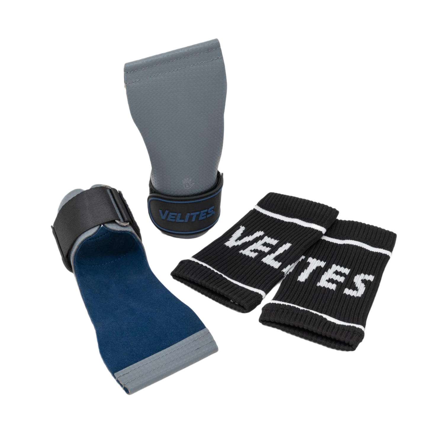 VELITES QUAD ULTRA GRIPS - NO CHALK QUADULTRA-GREY/BLUE