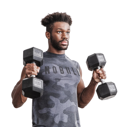 NOBULL Sleeveless T-Shirt MSLVLTOP-CHRLCMO