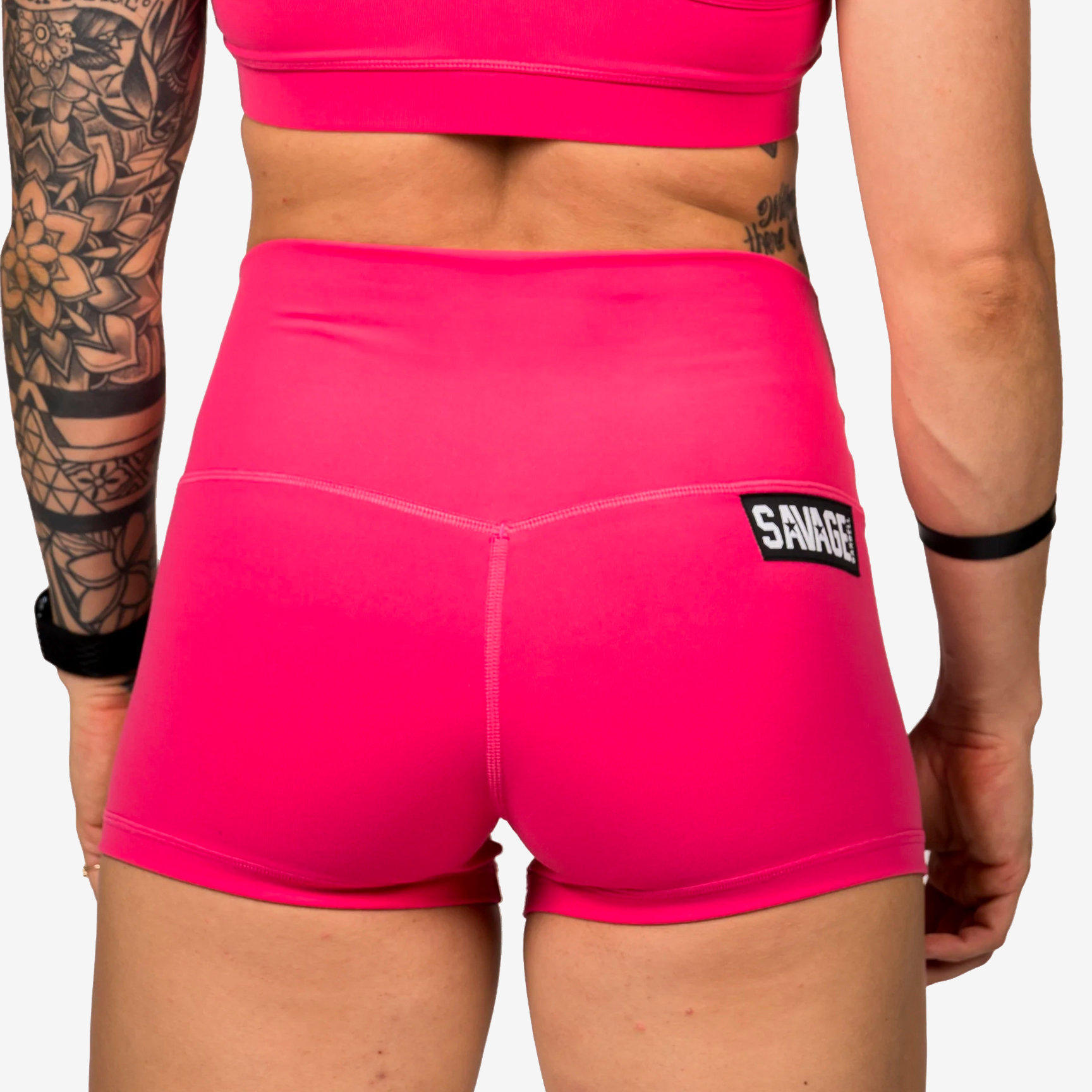 SAVAGE BARBELL STRAWBERRY SHORTS SAV-SHORTS-STRA-PINK