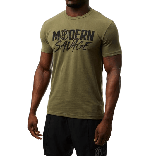 BORN PRIMITIVE MODERN SAVAGE T-SHIRT BP_TSHIRT_MODERN-MILITARY GREEN