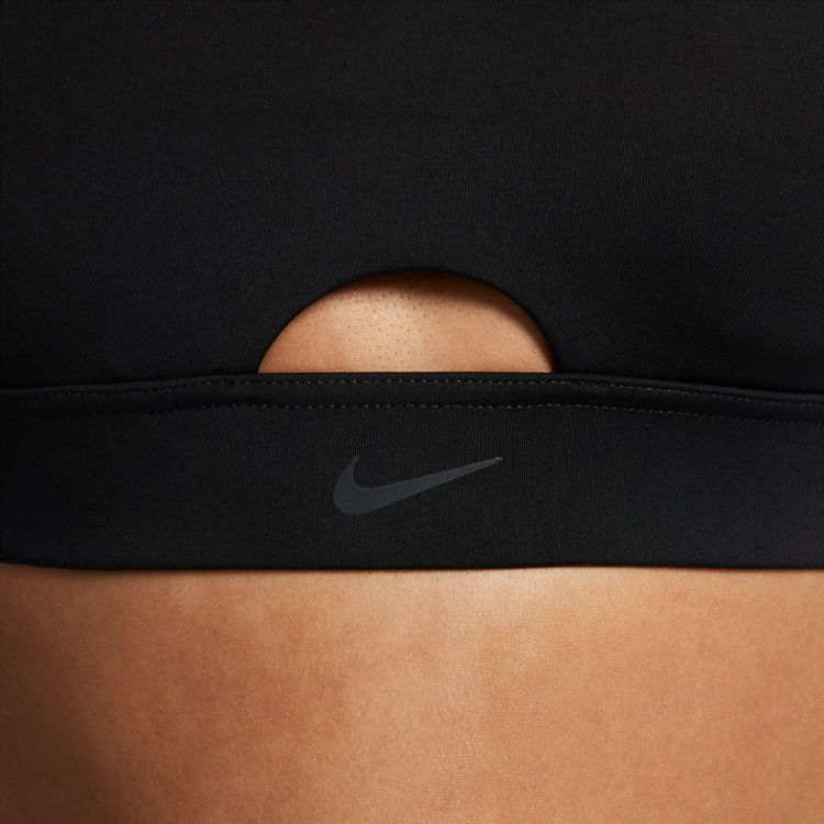NIKE DRI-FIT INDY TOP PLUNGE CUTOUT- MEDIUM IMPACT DV9837-010