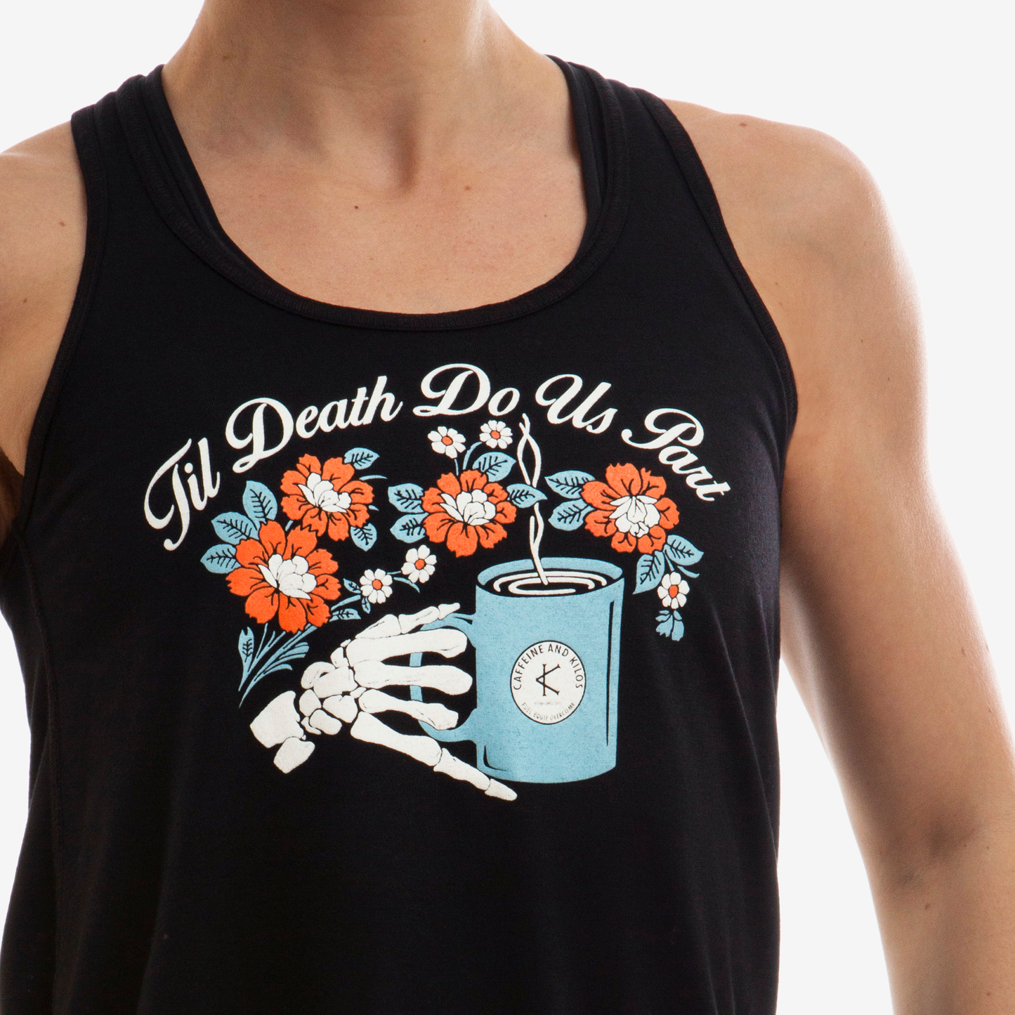 CAFFEINE & KILOS TIL DEATH TANK CK-TILDEATH-TANK-BLACK