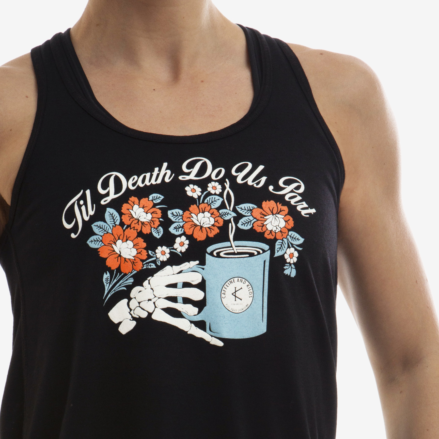 CAFFEINE & KILOS TIL DEATH TANK CK-TILDEATH-TANK-BLACK