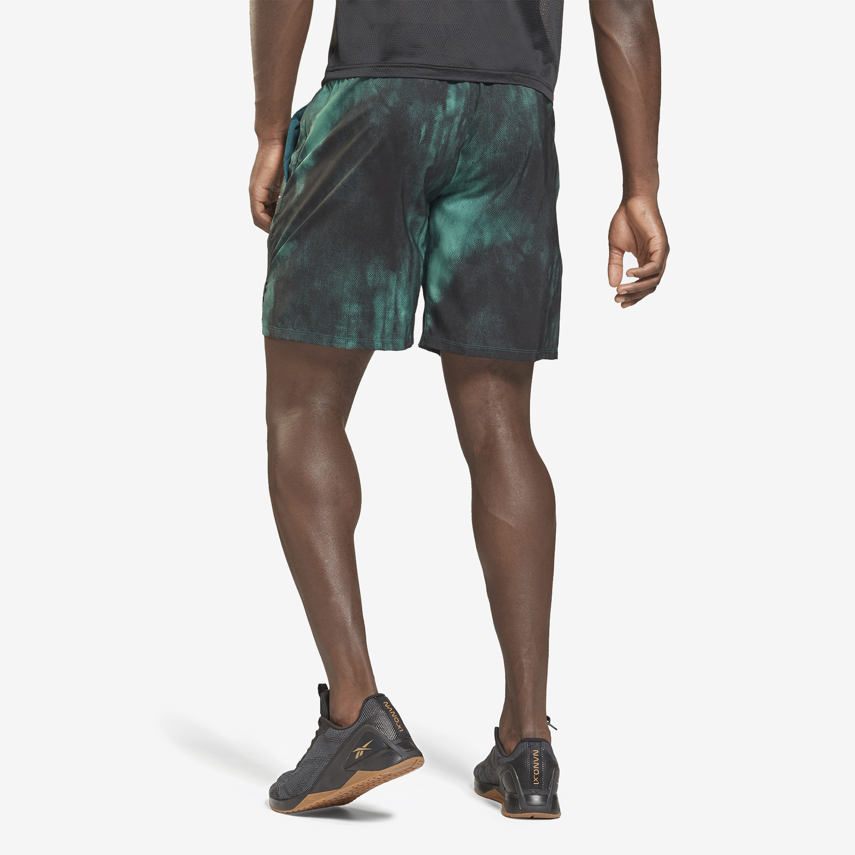 REEBOK EPIC LIGHTWEIGHT PRINTED TRAINING SHORTS BF007-GS6588