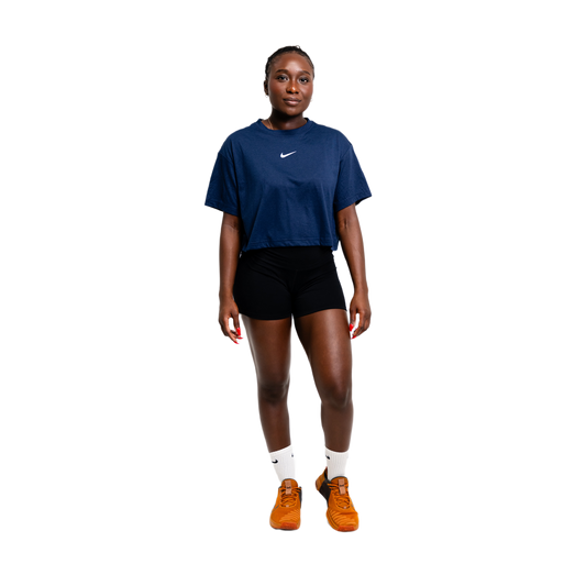 Nike Strength S&C Cropped Tee AWCT-Navy