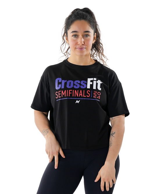 WOMEN'S OVERSIZED CROSSFIT® 2024 T-SHIRT NS-SF24-WT15-INK-FTD
