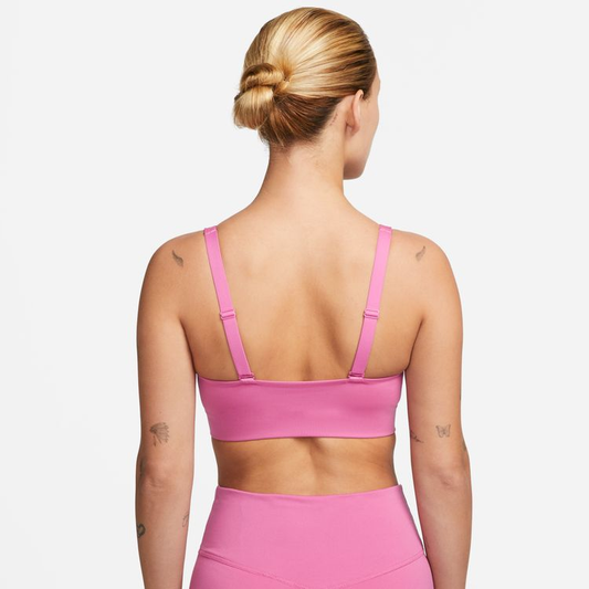 NIKE DRI-FIT INDY TOP PLUNGE CUTOUT- MEDIUM IMPACT DV9837-665