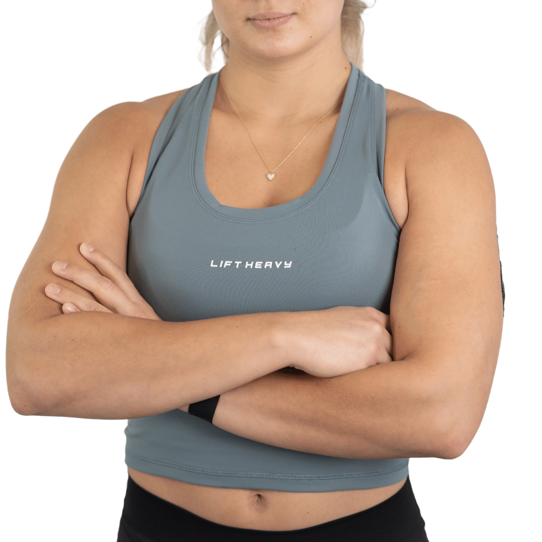 Lift Heavy Cropped Tank CROPPEDTANK-GREEN