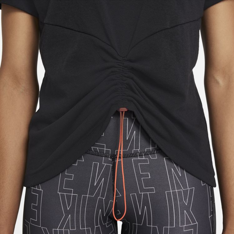 NIKE DRI-FIT RUN DIVISION RUCHED T-SHIRT DD5315-010