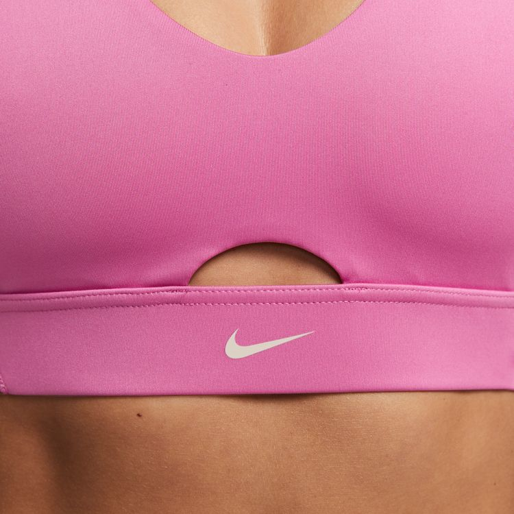 NIKE DRI-FIT INDY TOP PLUNGE CUTOUT- MEDIUM IMPACT DV9837-665