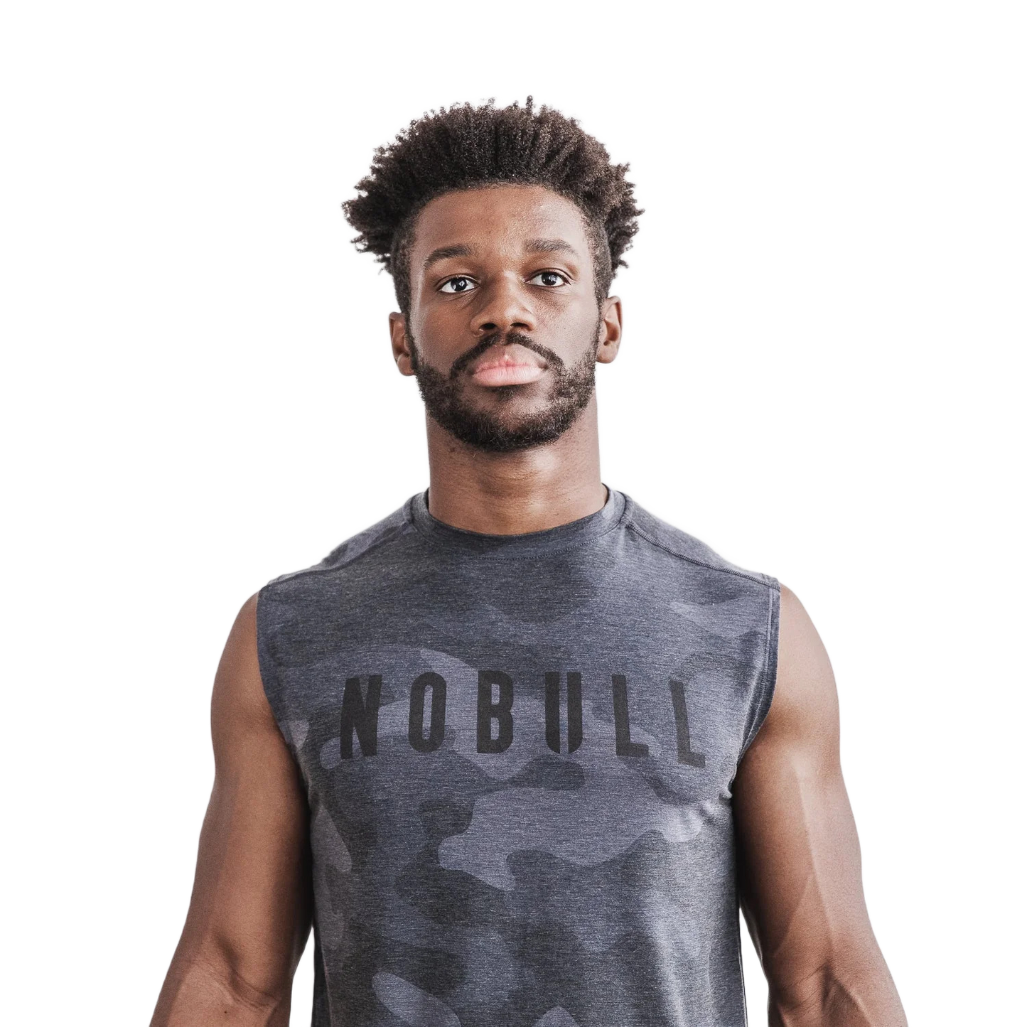 NOBULL Sleeveless T-Shirt MSLVLTOP-CHRLCMO