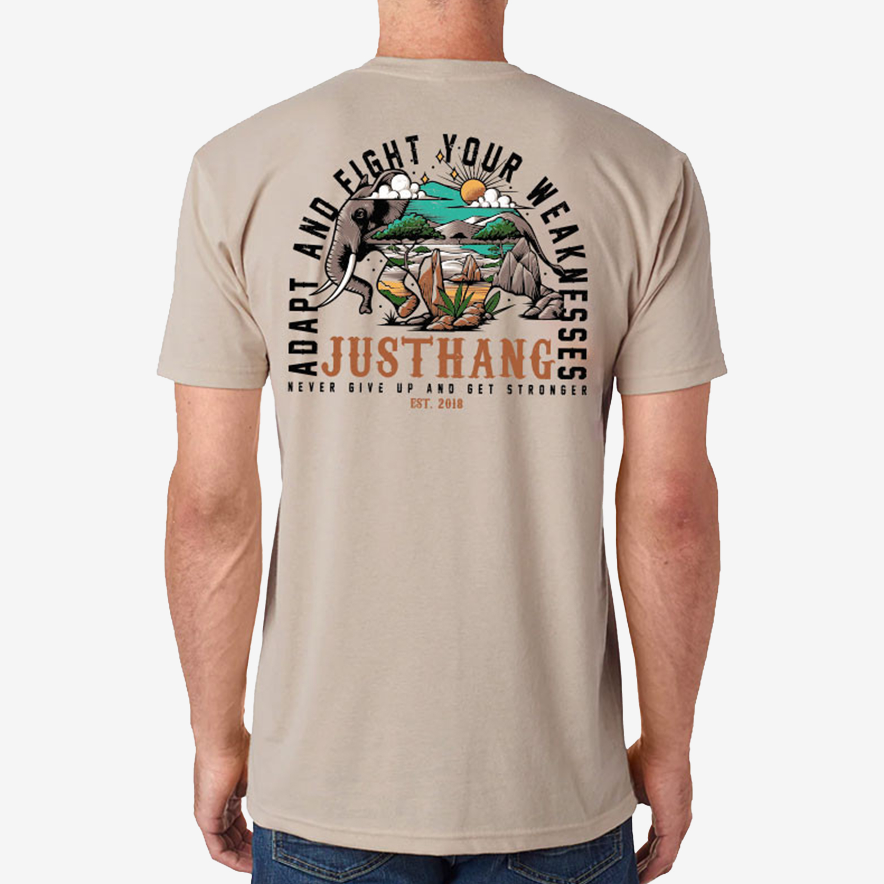 JUSTHANG OVERSIZE MEN'S T-SHIRT JUSSTSH-JUMBO