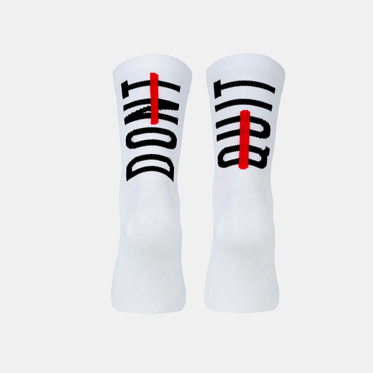 PACIFIC & CO DON'T QUIT SOCKS PAC-DONTQUIT-WHT