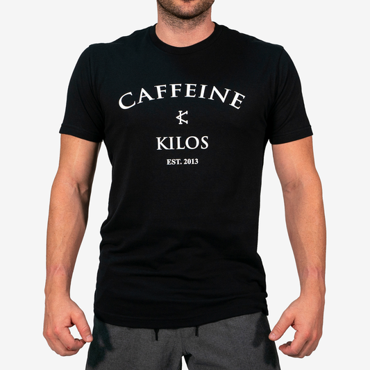 CAFFEINE & KILOS T-SHIRT CKLOGONegroXL