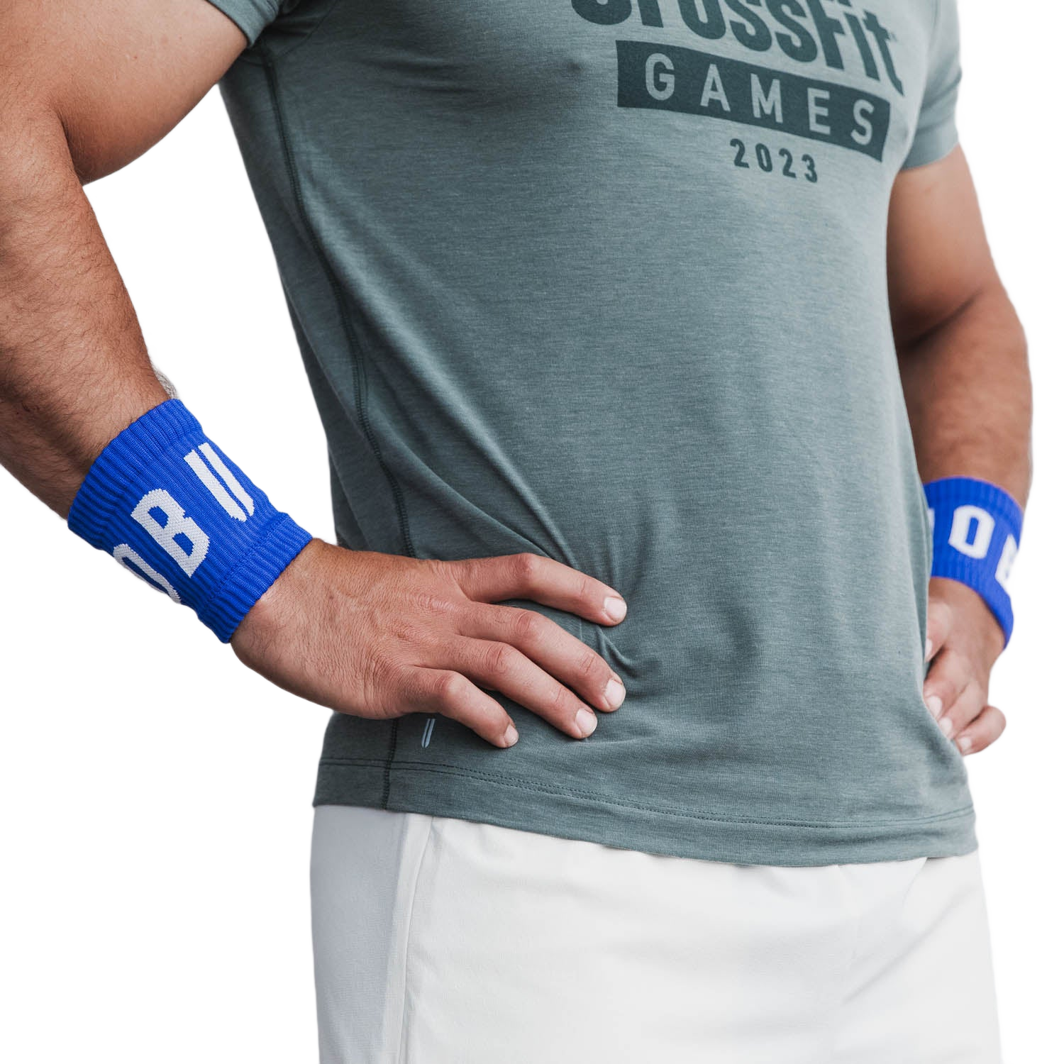 NOBULL Wrist Bands 4" NBWRIST4NEB-BLUE