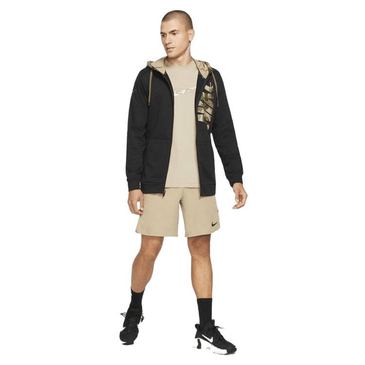 NIKE DRI-FIT FULL-ZIP CAMO HOODIE DD1733-010